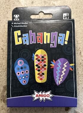 Amigo Cabanga! Card Game Fast Party Game Fun 3-6 Players Brand New And Sealed